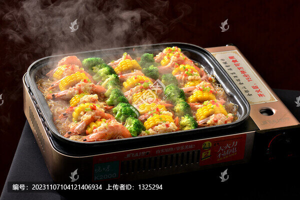 蒜蓉粉絲焗香蝦