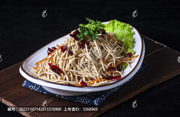 涼拌干豆腐