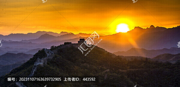 日落西山