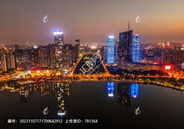 合肥天鵝湖夜景