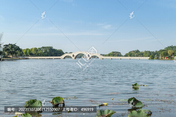 大足龍水湖濕地公園拱橋