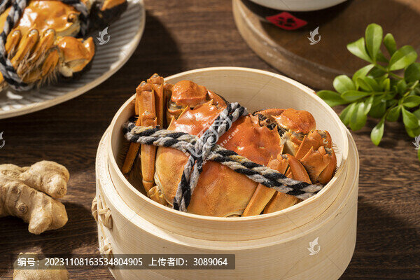清蒸大閘蟹