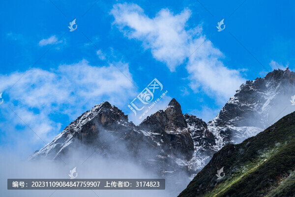 畢棚溝雪山