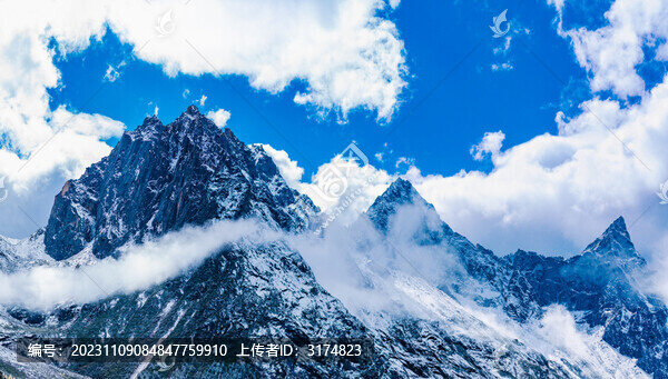 畢棚溝雪山
