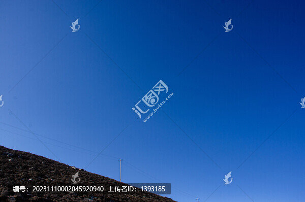 西藏純凈的藍(lán)天