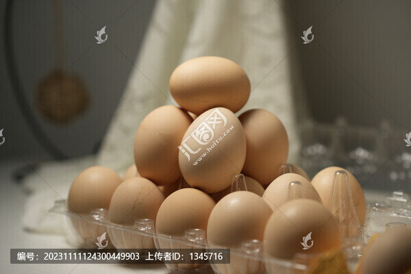 農(nóng)家土雞蛋暗調(diào)氛圍靜物