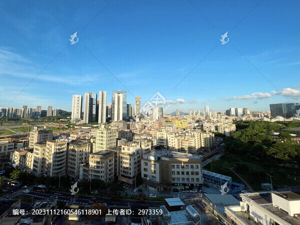 深圳市龍崗區(qū)居民區(qū)建筑群