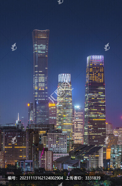 北京地標(biāo)建筑國(guó)貿(mào)cbd