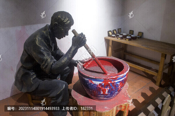 漳州八寶印泥制作場(chǎng)景