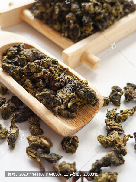 茶葉特寫