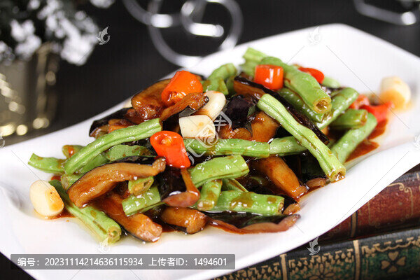 南茄燒豆角