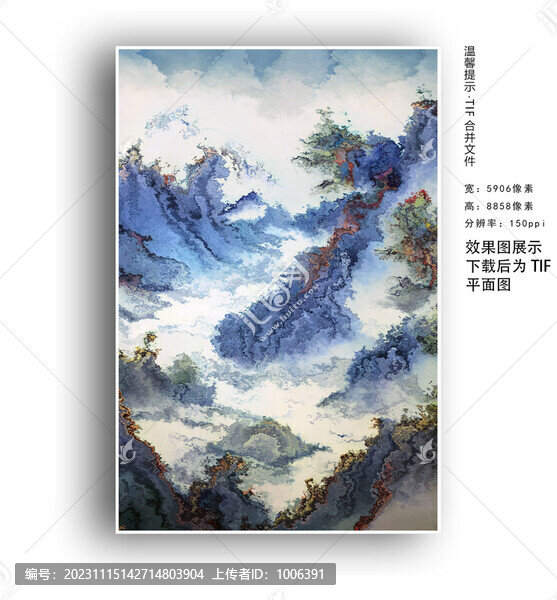 抽象油畫