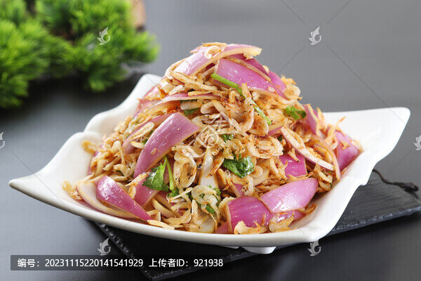 圓蔥拌蝦皮