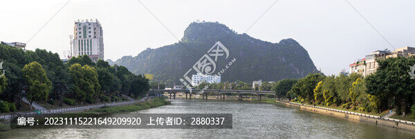 六峰山全景