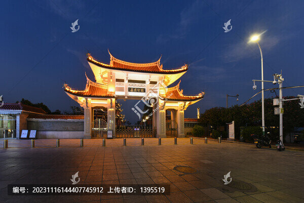 廈門集美嘉庚公園夜景