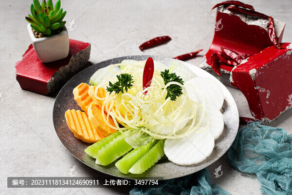 素菜拼盤