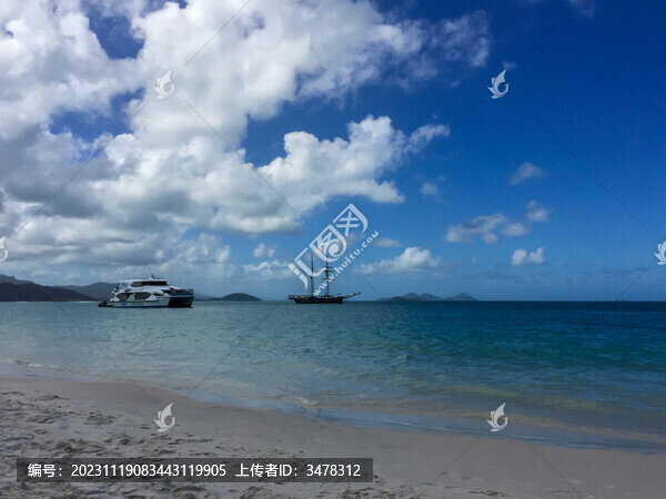 澳大利亞大堡礁圣靈群島海上風(fēng)景