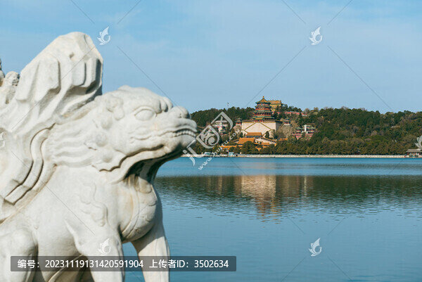 北京頤和園冬日美景
