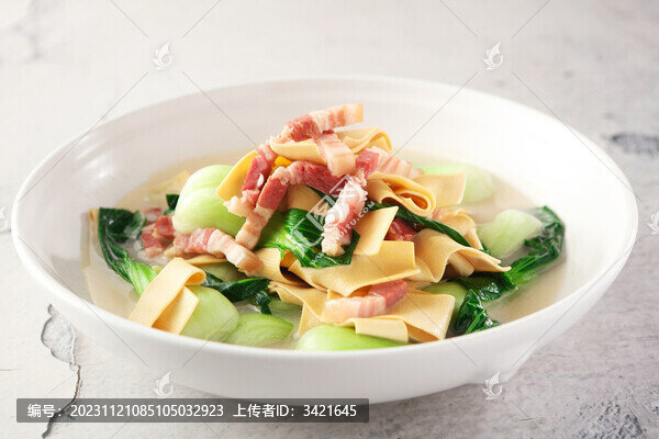 青菜咸肉燒百葉