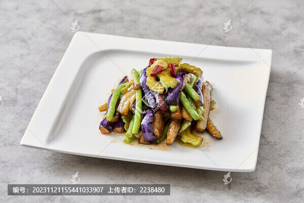 長豆角炒茄子