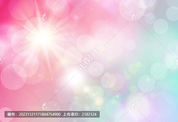 紅藍(lán)漸變發(fā)光背景