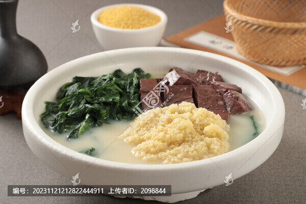 雞血小米浸菜