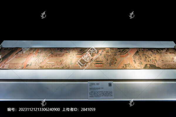 中國國博的明代絹本皇都積勝圖