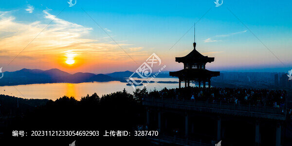 云龍山日落