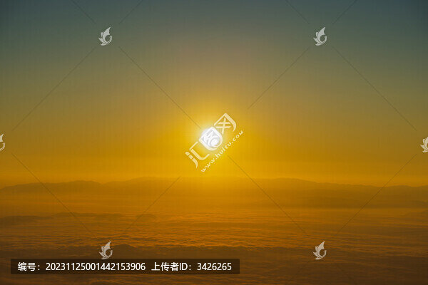 日出和云海