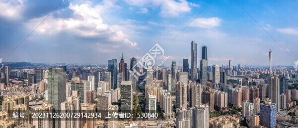 航拍廣州房地產(chǎn)背景