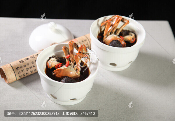 黑蒜大閘蟹