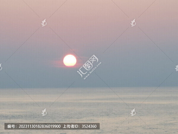 海上日出