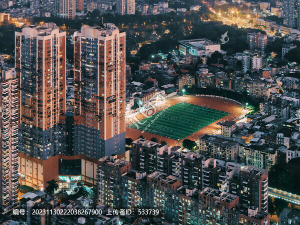 廈門人民體育場航拍