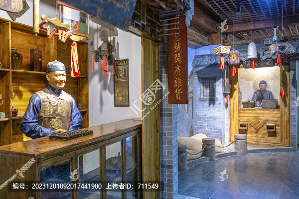 臺兒莊運河老街雜貨鋪場景