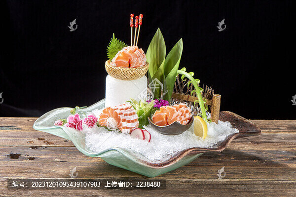 三文魚腩刺身