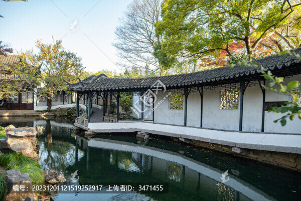 拙政園秋景