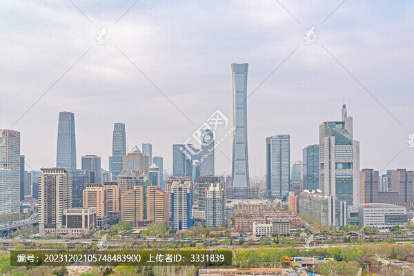 北京地標(biāo)建筑國(guó)貿(mào)cbd