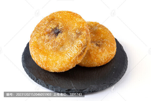 黃米豆沙餡炸糕
