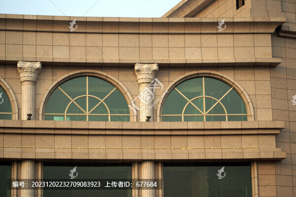 建筑外觀大樓室外石材裝飾工程