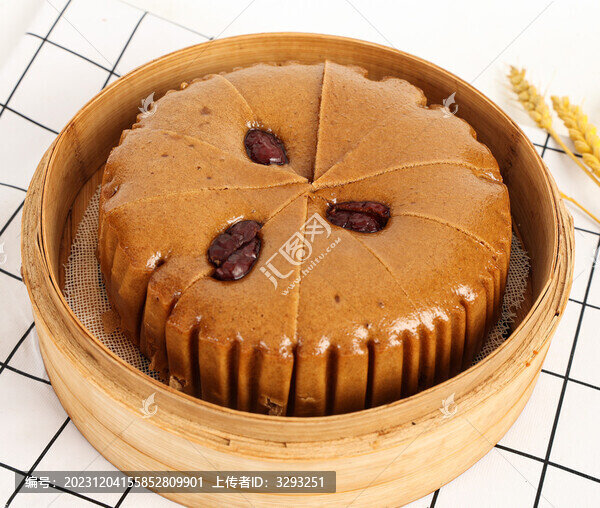 添加紅棗的紅糖發(fā)糕
