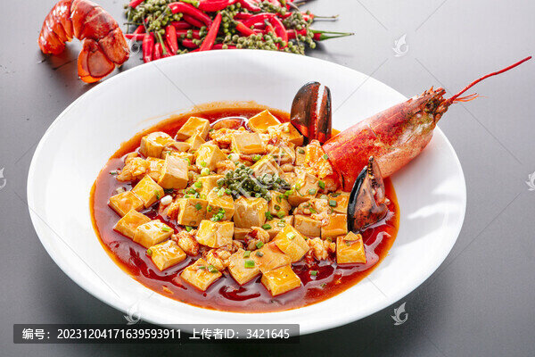 麻婆豆腐燒波龍
