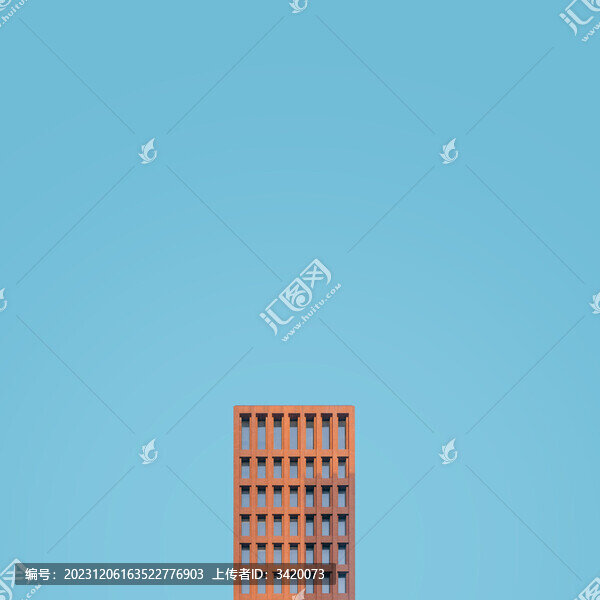 上海市黃浦區(qū)藍(lán)天下的建筑頂部