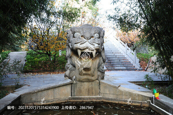 龍噴水雕刻