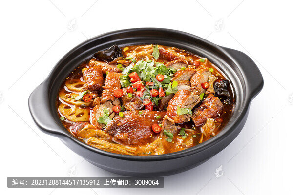 冒烤鴨白底