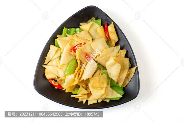 豆皮炒青椒
