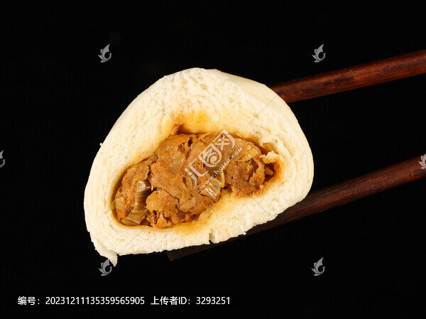 中式早餐豬肉包