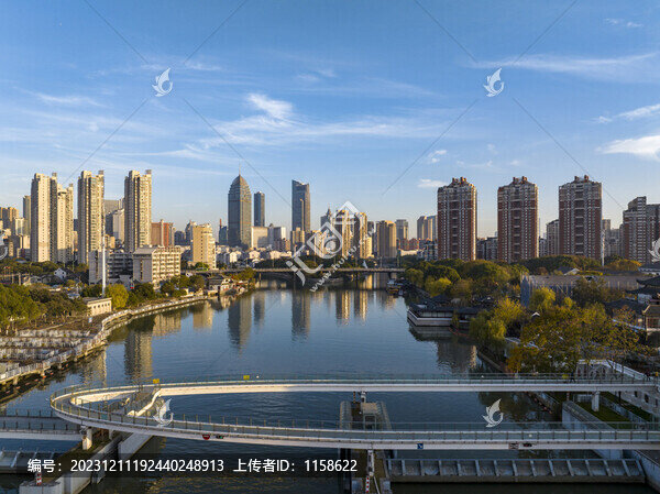 航拍江蘇無錫城市風(fēng)光