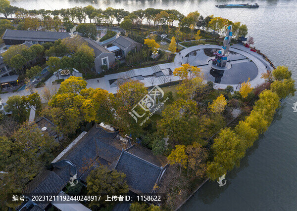 航拍江蘇無錫城市風(fēng)光