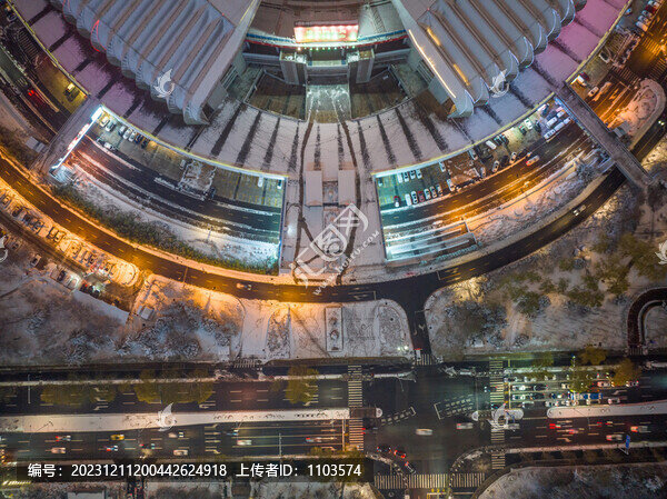 濟(jì)南東部新城夜景