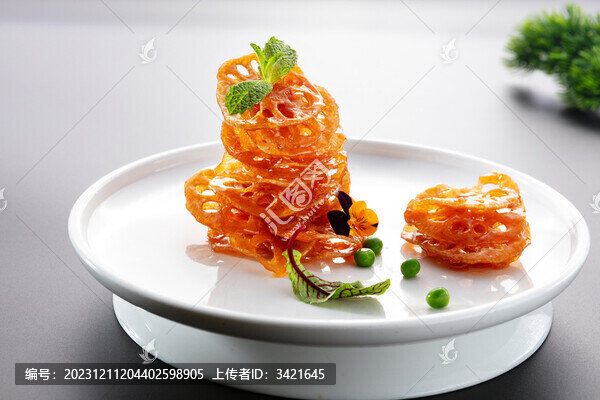 蜜汁藕片